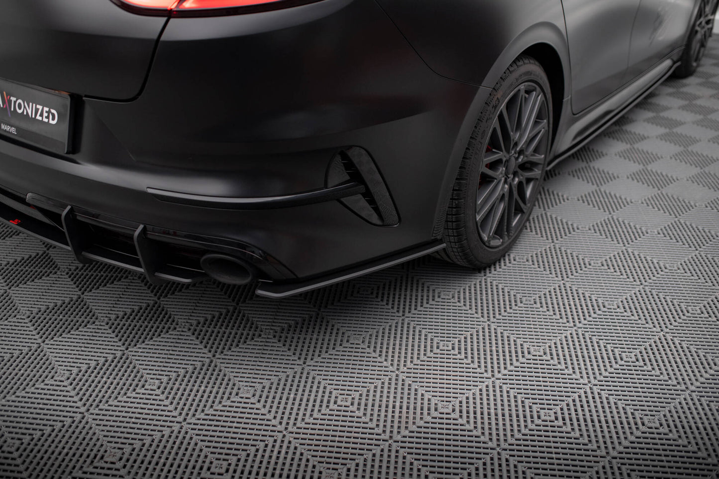 Maxton Street Pro Heck Ansatz Flaps Diffusor für Kia Proceed GT Mk1 Facelift