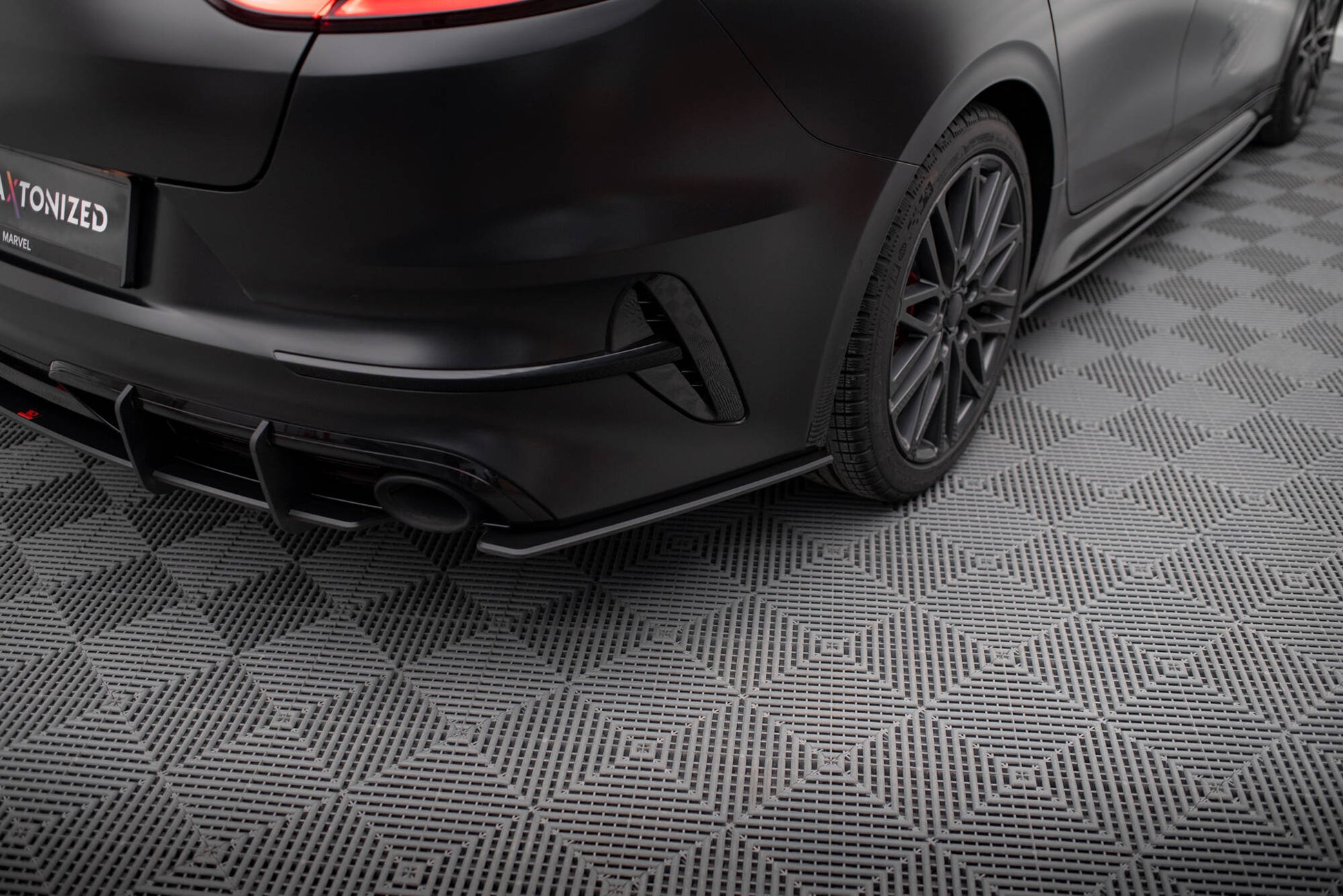 Maxton Street Pro Heck Ansatz Flaps Diffusor für Kia Proceed GT Mk1 Facelift