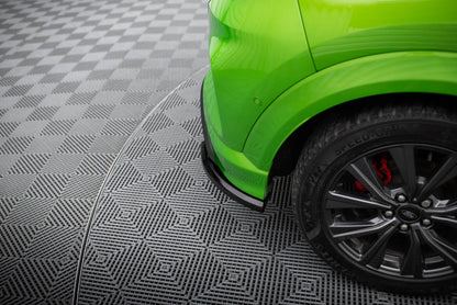 Maxton Heck Ansatz Flaps Diffusor für Ford Puma ST Mk1 schwarz Hochglanz