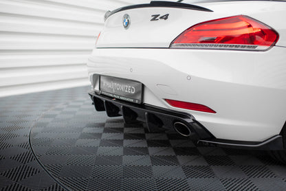 Maxton Diffusor Heck Ansatz für BMW Z4 E89 schwarz Hochglanz