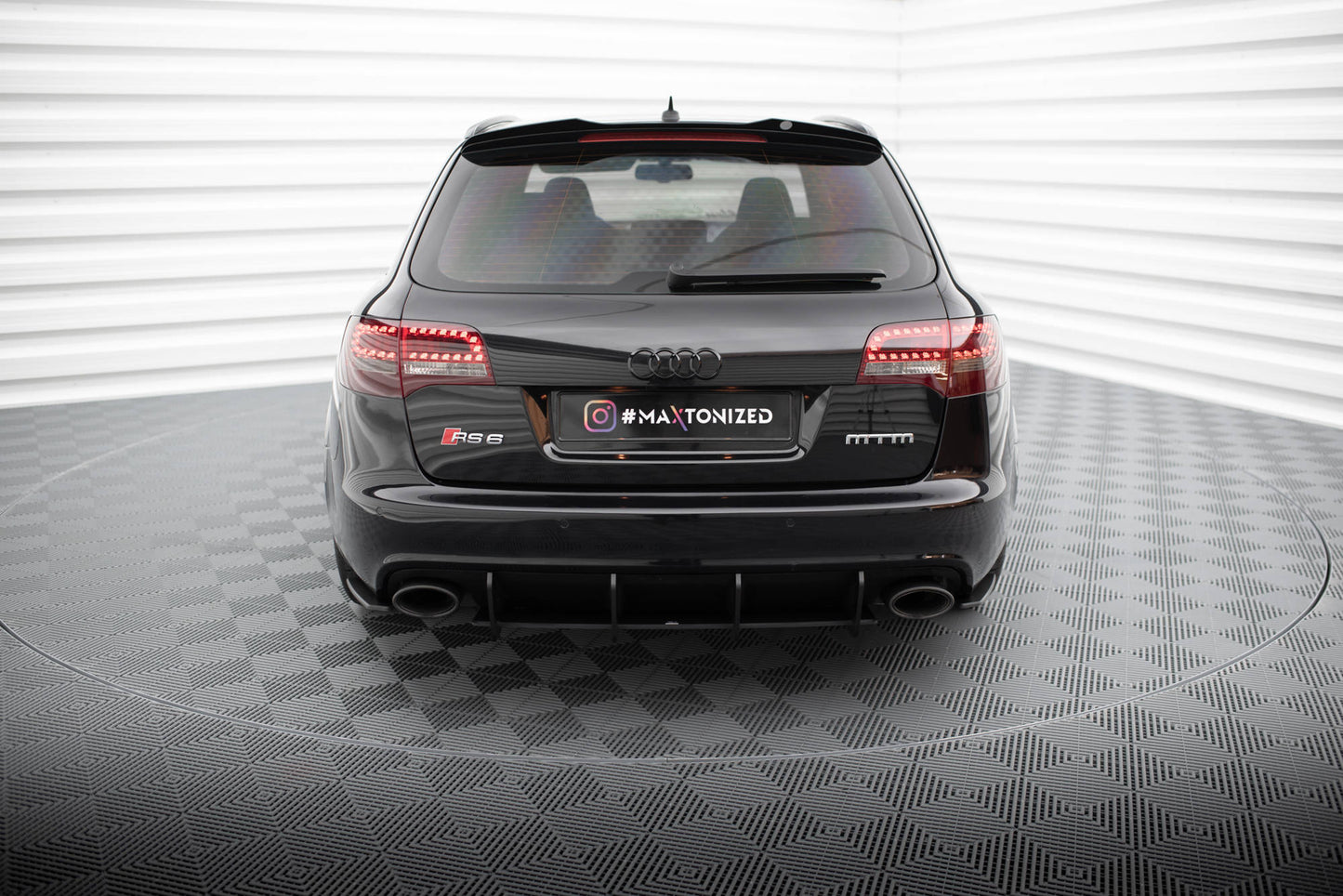 Maxton Street Pro Heckschürze für Audi RS6 Avant C6