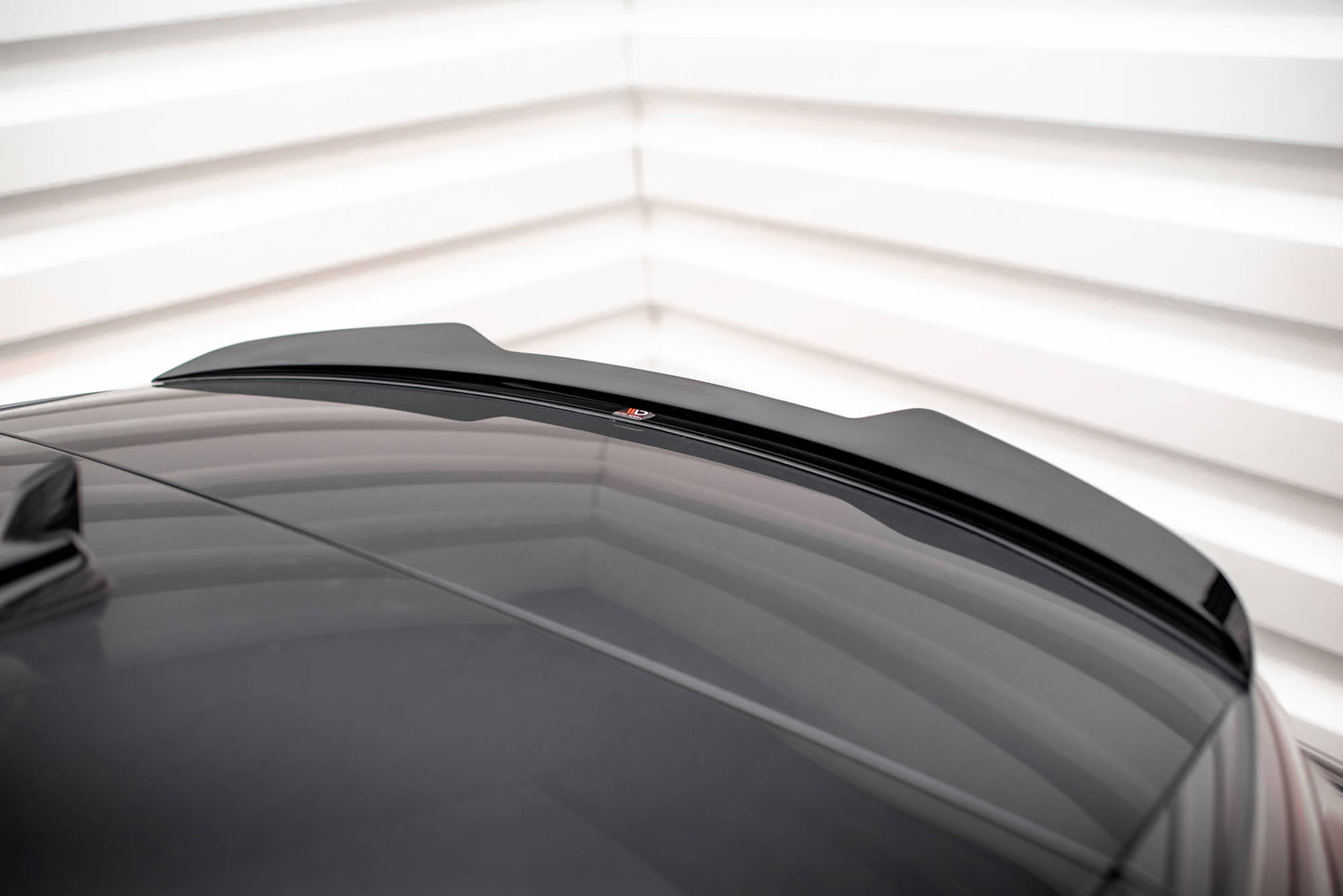 Maxton Spoiler CAP für Audi Q3 S-Line F3 schwarz Hochglanz
