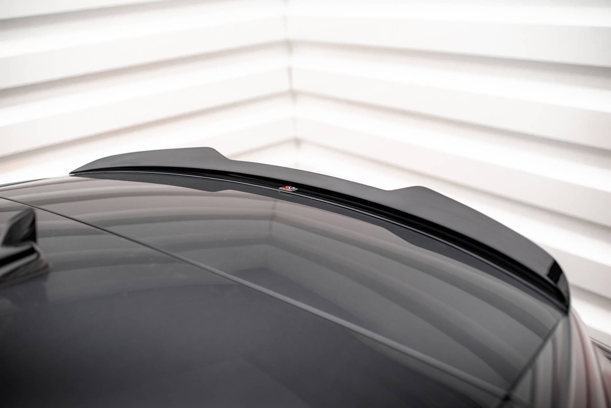 Maxton Spoiler CAP für Audi Q3 S-Line F3 schwarz Hochglanz