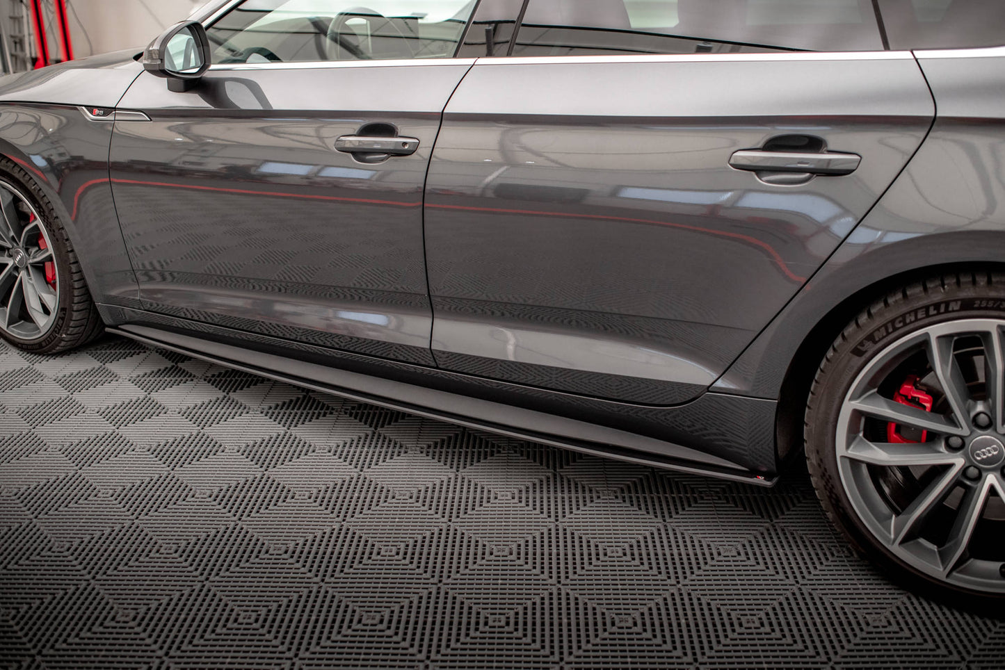 Maxton Street Pro Seitenschweller Ansatz für Audi A5 S-Line / S5 Sportback F5