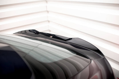 Maxton Spoiler CAP für 3D BMW X4 M-Paket G02 schwarz Hochglanz