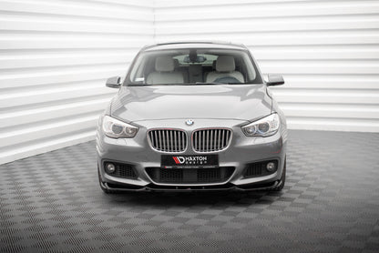 Maxton Front Ansatz für BMW 5er GT M-Paket F07 schwarz Hochglanz