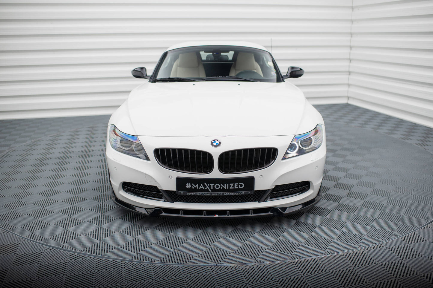 Maxton Front Ansatz V.2 für BMW Z4 E89 schwarz Hochglanz