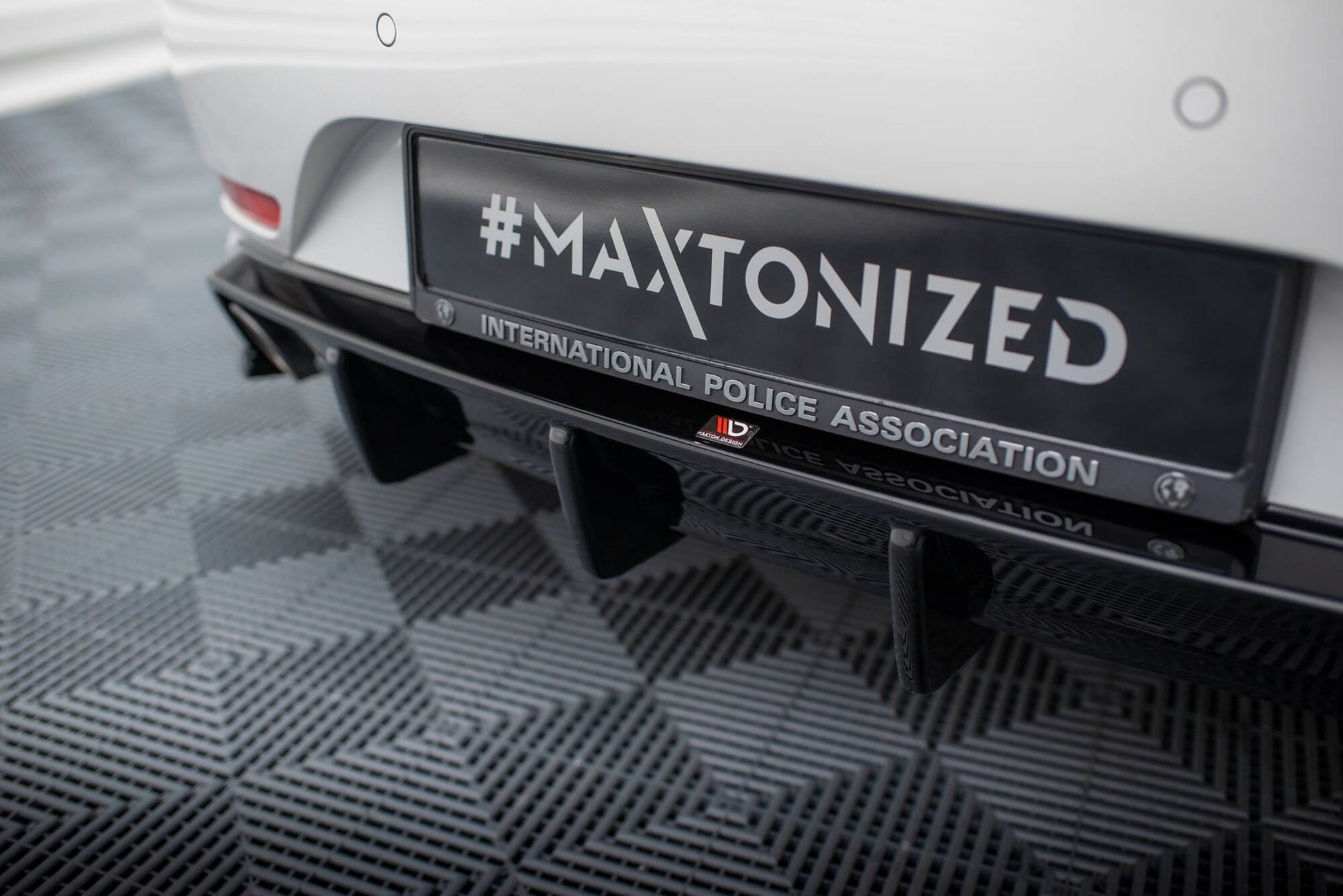 Maxton Diffusor Heck Ansatz für BMW Z4 E89 schwarz Hochglanz