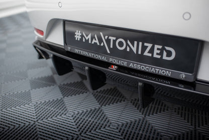 Maxton Diffusor Heck Ansatz für BMW Z4 E89 schwarz Hochglanz