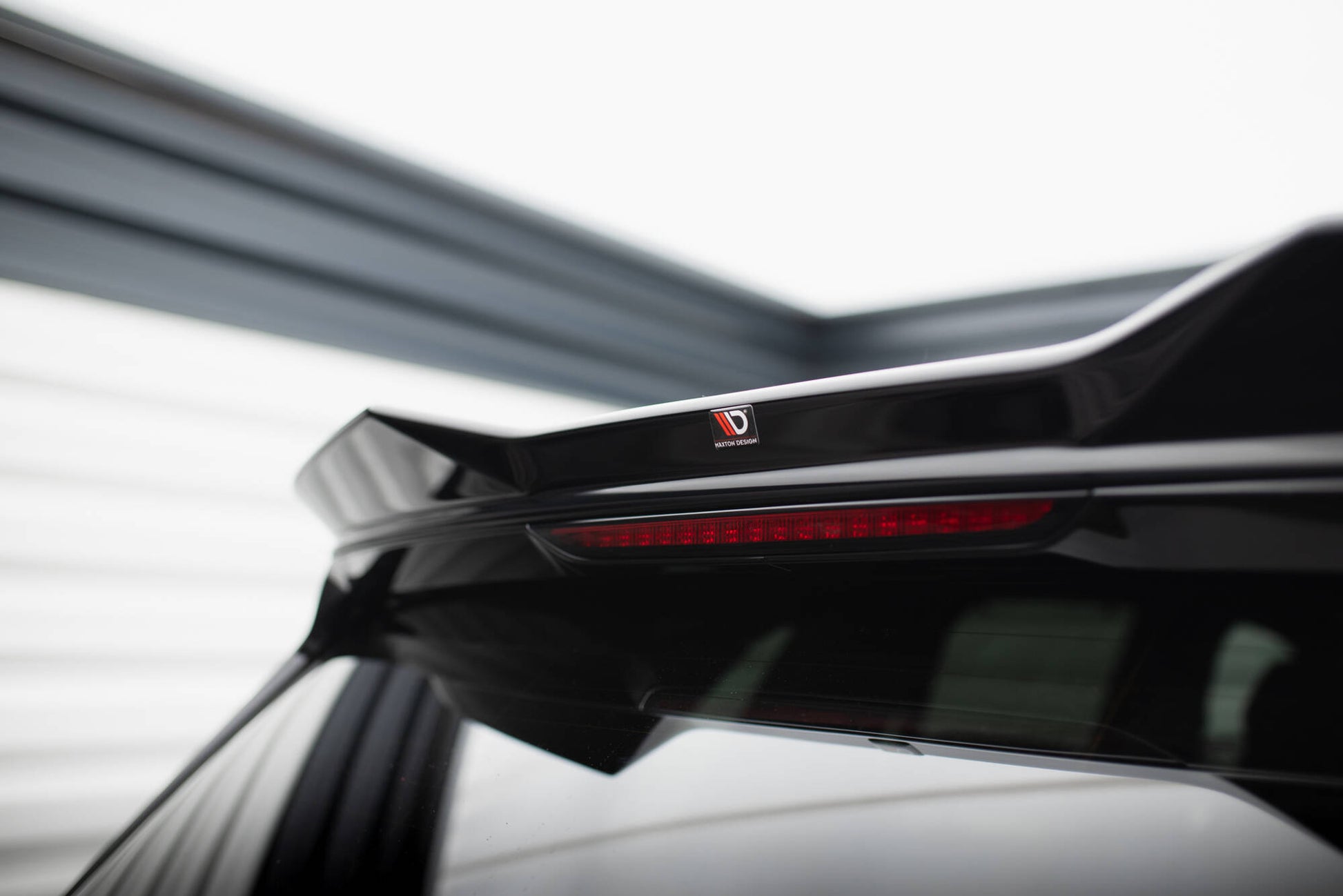 Maxton Spoiler CAP für 3D V.2 BMW X5 M-Paket G05  schwarz Hochglanz