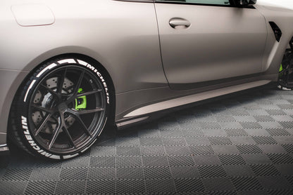 Maxton Set of Carbon Fiber Splitters BMW M4 G82 schwarz matt