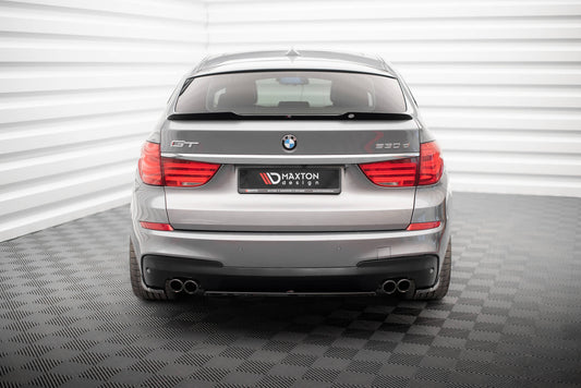 Maxton Heck Ansatz Flaps Diffusor für BMW 5er GT M-Paket F07 schwarz Hochglanz