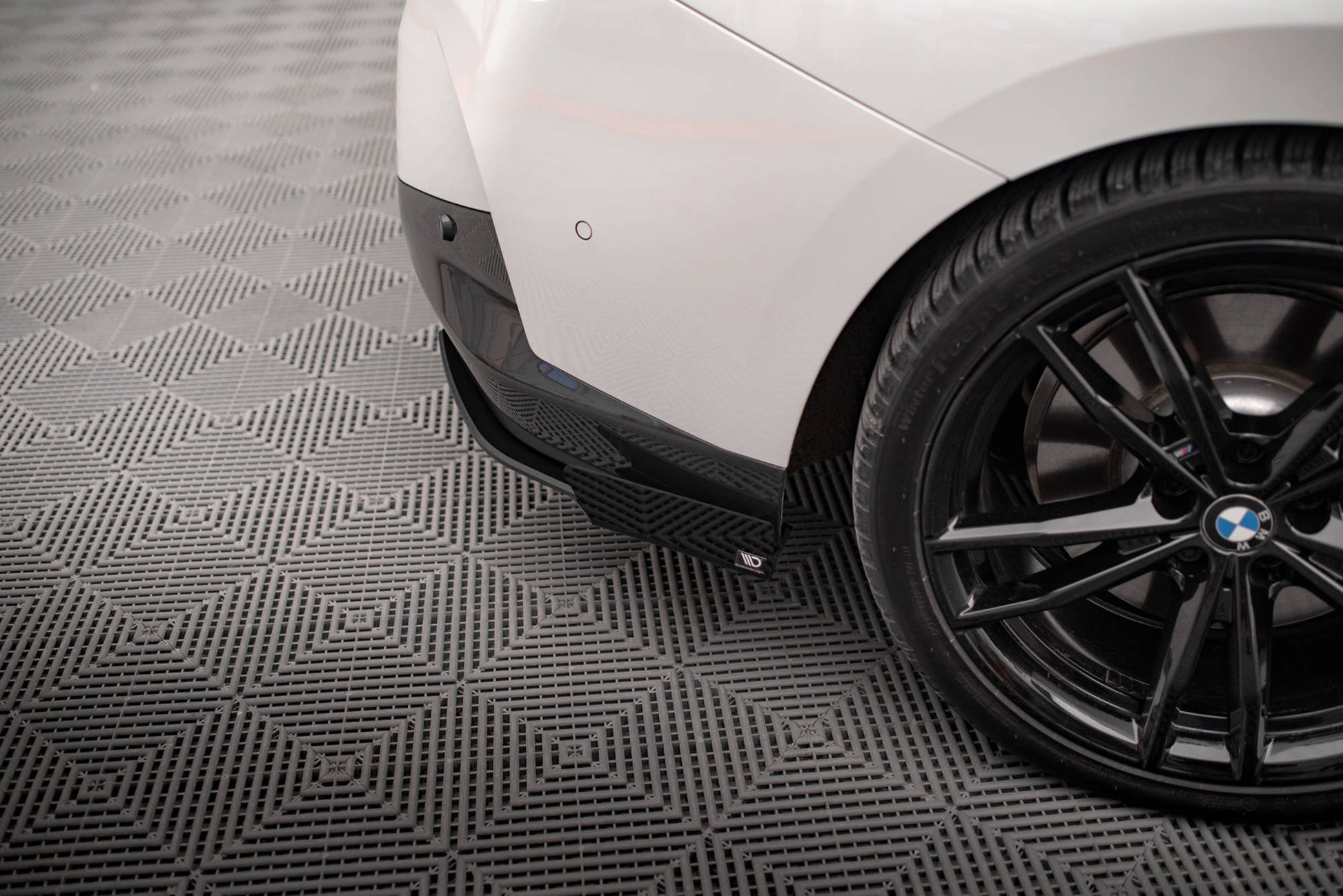Maxton Street Pro Heck Ansatz Flaps Diffusor +Flaps für BMW 2 Coupe M-Paket G42 schwarz Hochglanz