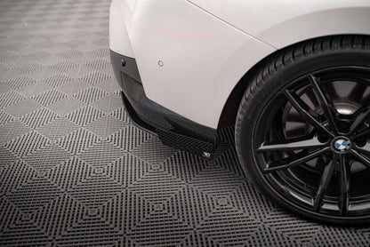 Maxton Street Pro Heck Ansatz Flaps Diffusor +Flaps für BMW 2 Coupe M-Paket G42 schwarz Hochglanz