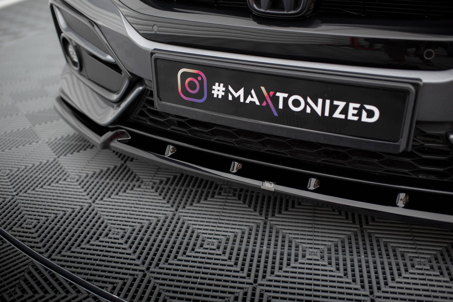 Maxton Front Ansatz +Flaps für Honda Civic Sport Mk 10