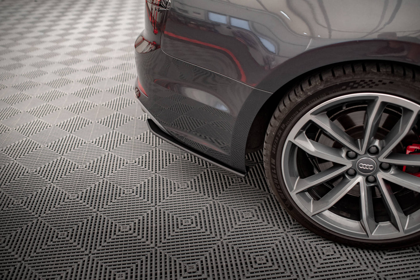 Maxton Street Pro Heck Ansatz Flaps Diffusor für Audi S5 Sportback F5