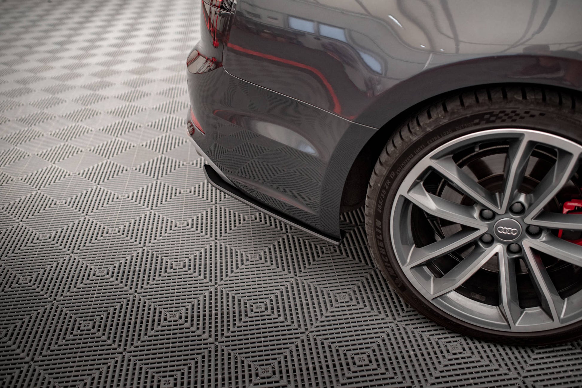 Maxton Street Pro Heck Ansatz Flaps Diffusor für Audi S5 Sportback F5