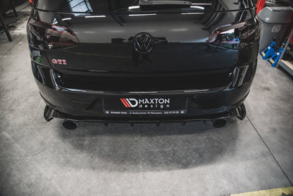 Maxton Heck Ansatz Flaps Diffusor für VW Golf 7 GTI TCR