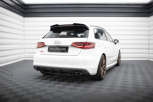 Maxton Street Pro Heckschürze für Audi S3 Sportback / Hatchback 8V