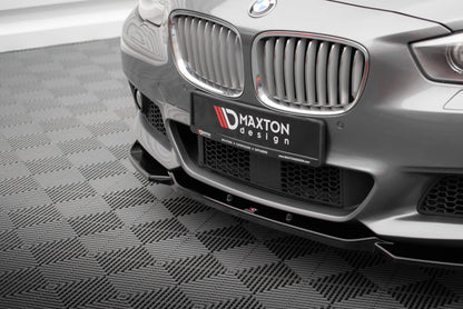 Maxton Front Ansatz für BMW 5er GT M-Paket F07 schwarz Hochglanz