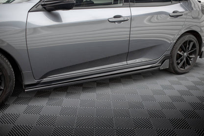 Maxton Seitenschweller Ansatz für + Flaps Honda Civic Sport Mk 10