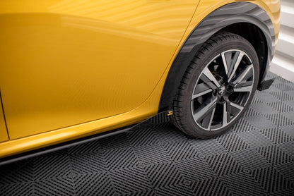 Maxton Side Flaps Peugeot 208 GT Mk2 schwarz Hochglanz
