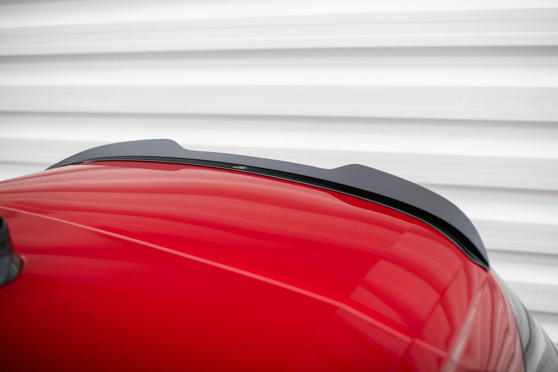 Maxton Spoiler CAP für Peugeot 308 SW Mk3 schwarz Hochglanz