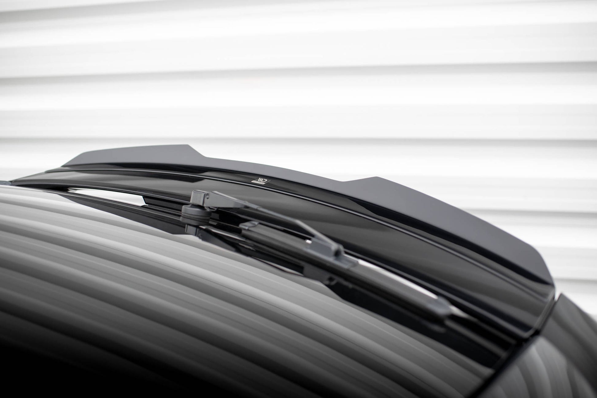 Maxton Niedriger Spoiler CAP für Honda Civic Sport Mk 10 schwarz Hochglanz