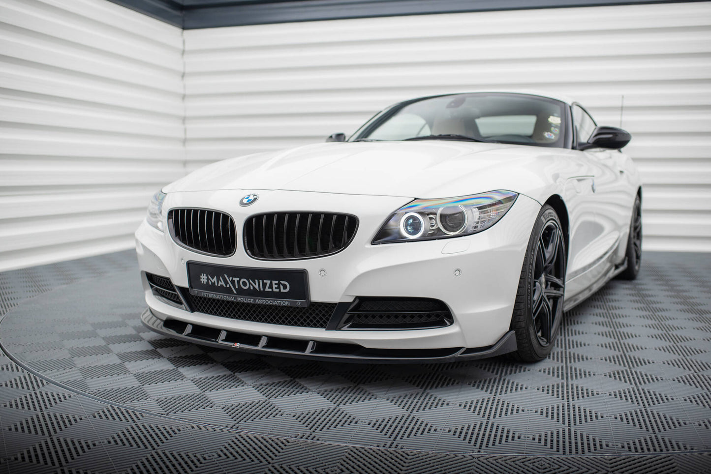 Maxton Front Ansatz V.1 für BMW Z4 E89 schwarz Hochglanz