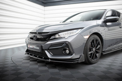 Maxton Front Ansatz +Flaps für Honda Civic Sport Mk 10
