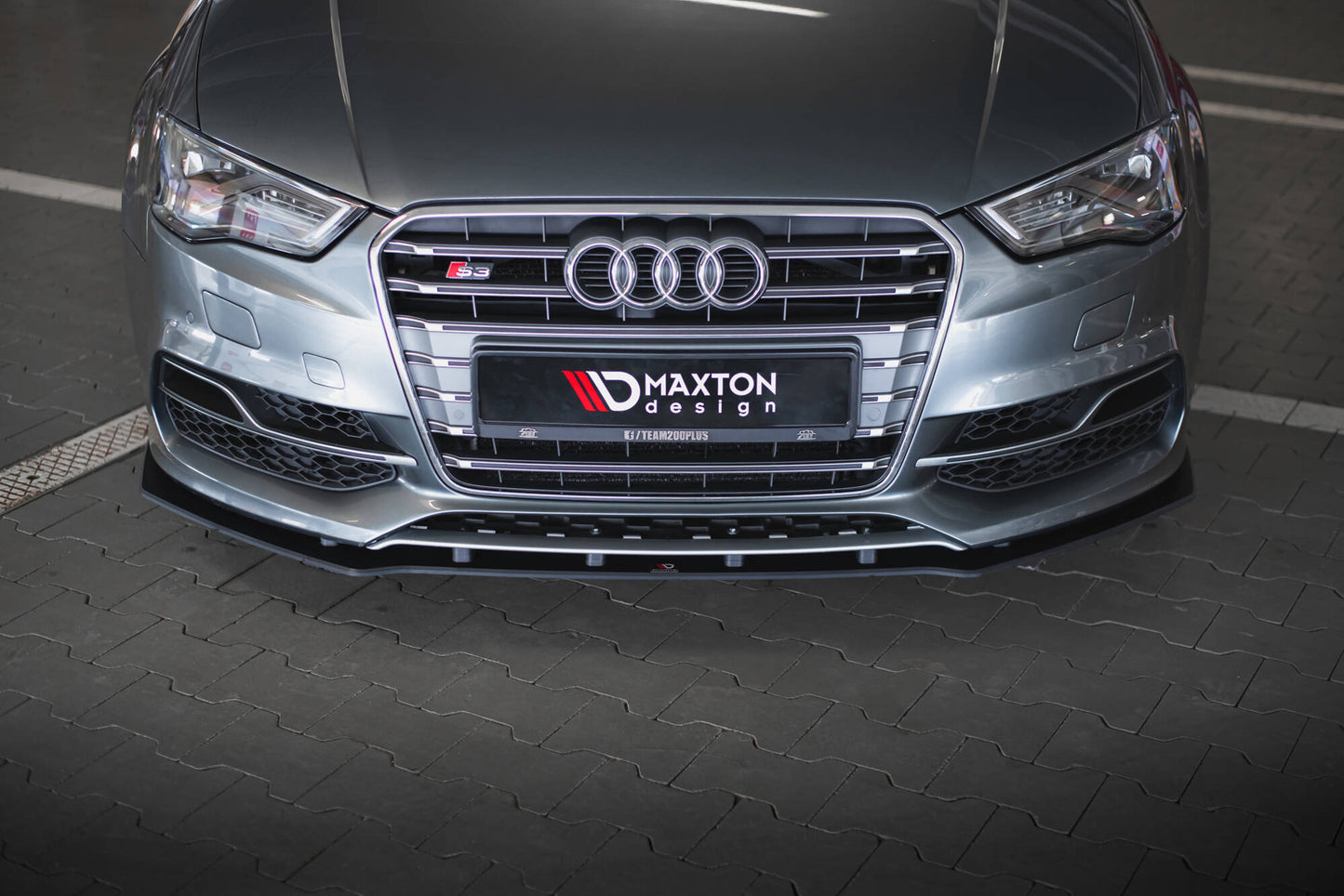 Maxton Street Pro Front Ansatz für für Audi S3 / A3 S-Line Limousine 8V
