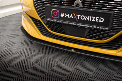 Maxton Street Pro Front Ansatz für für Peugeot 208 GT Mk2