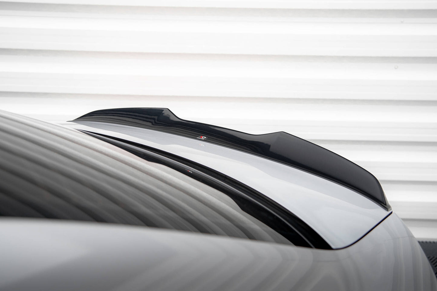 Maxton Spoiler CAP für 3D Audi A3 / A3 S-Line / S3 / RS3 Limousine 8V schwarz Hochglanz