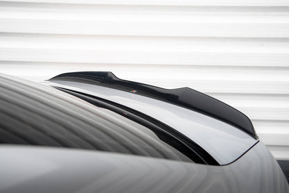 Maxton Spoiler CAP für 3D Audi A3 / A3 S-Line / S3 / RS3 Limousine 8V schwarz Hochglanz