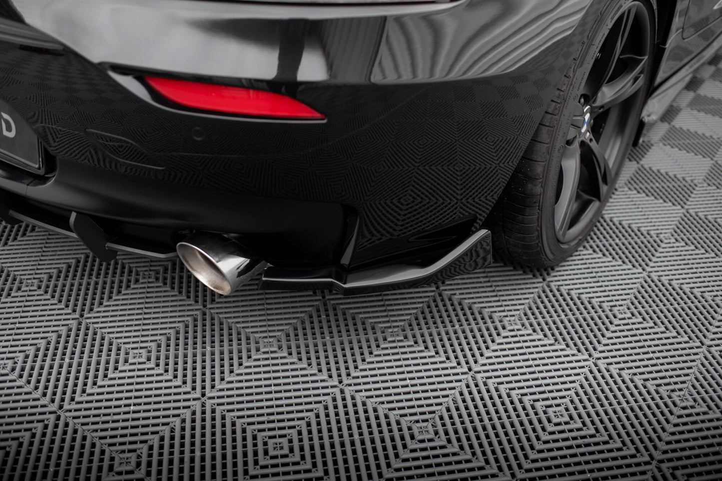 Maxton Heck Ansatz Flaps Diffusor für BMW Z4 M-Paket E89 Facelift schwarz Hochglanz