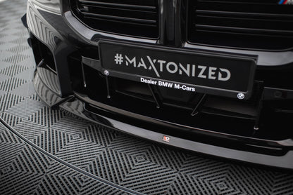 Maxton Front Ansatz V.5 für BMW M2 G87 schwarz Hochglanz