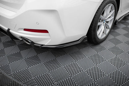 Maxton Heck Ansatz Flaps Diffusor für BMW 3er Limousine / Touring G20 / G21 Facelift schwarz Hochglanz