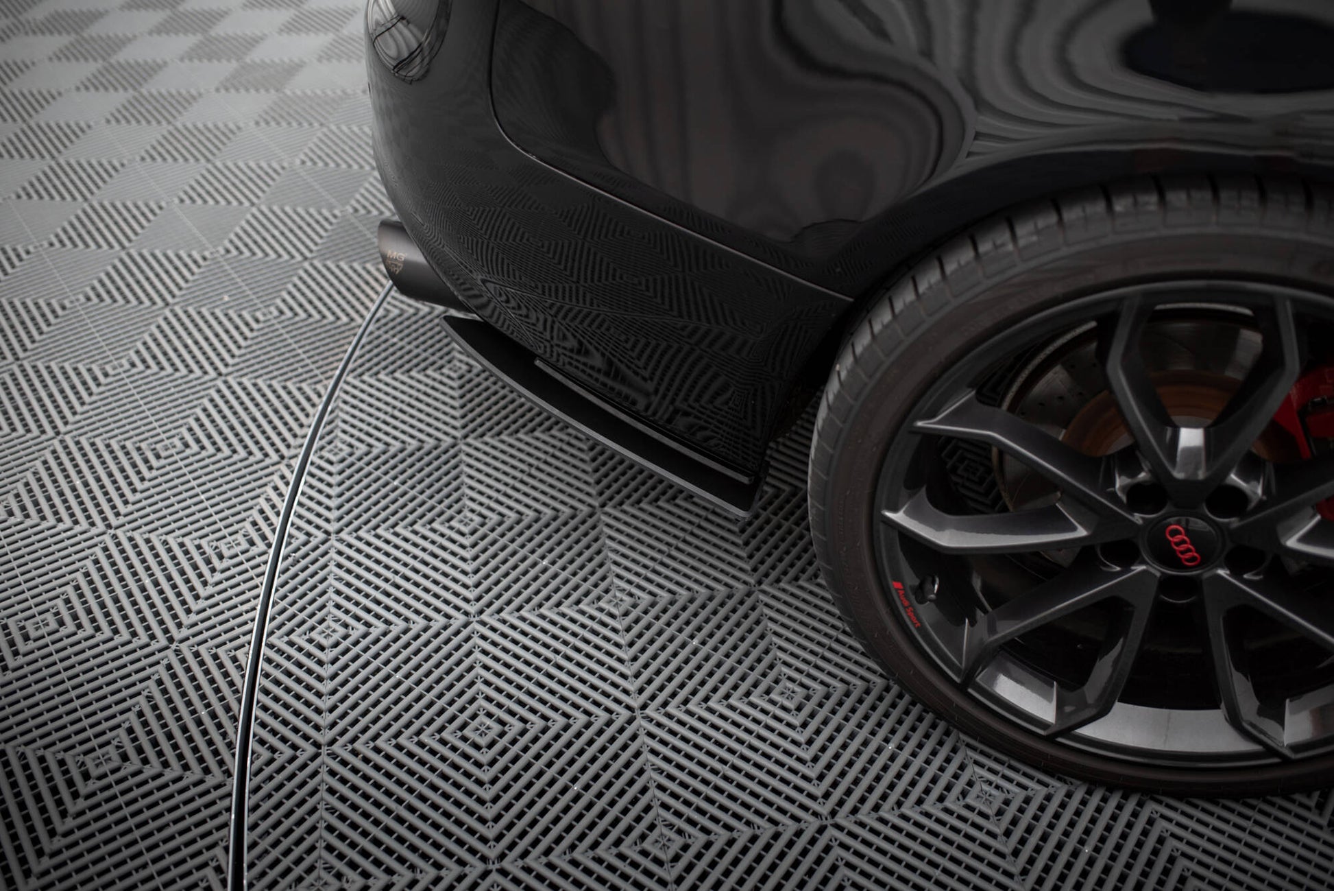 Maxton Street Pro Heck Ansatz Flaps Diffusor für Audi S5 / A5 S-Line Coupe / Cabriolet 8T