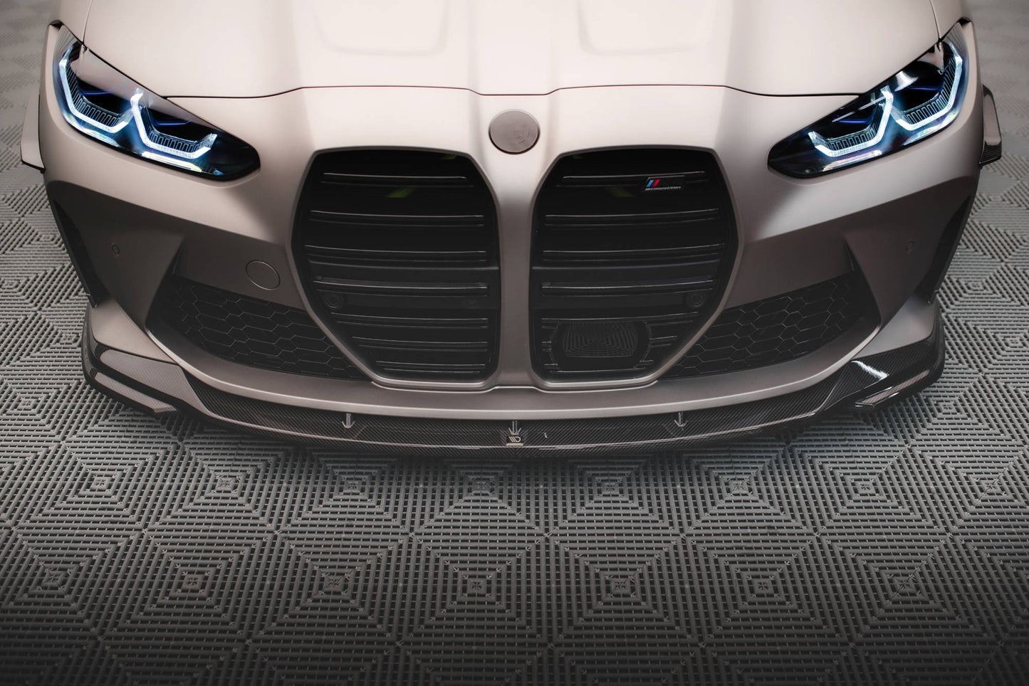Maxton Set of Carbon Fiber Splitters BMW M4 G82 schwarz matt