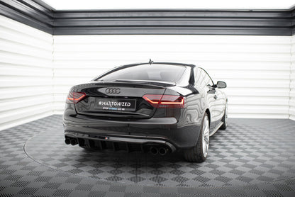 Maxton Diffusor Heck Ansatz für Audi S5 Coupe / Cabrio S-Line 8T