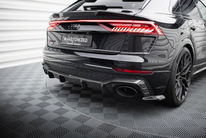 Maxton Carbon Fiber Diffusor Heck Ansatz für Audi RSQ8 Mk1