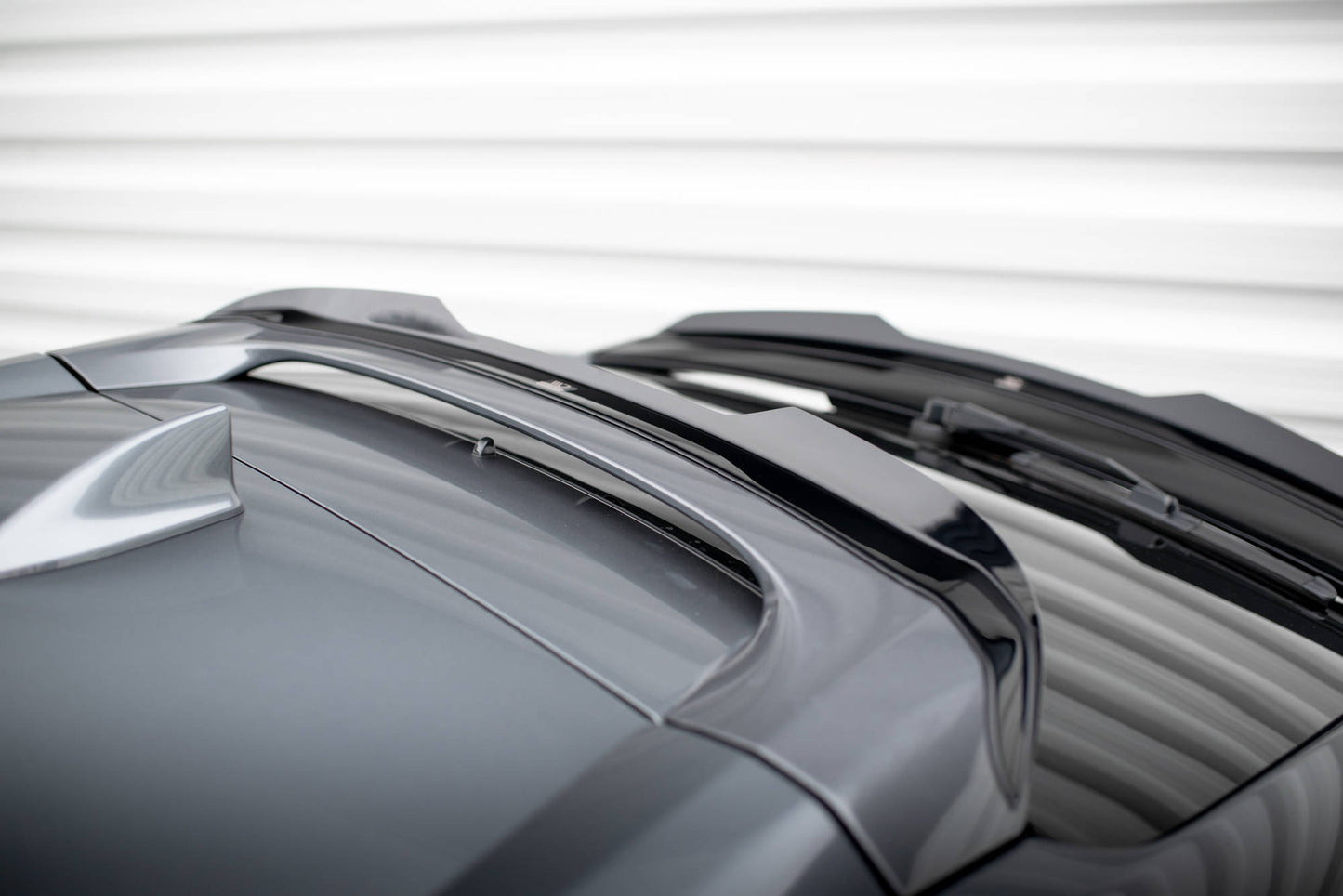 Maxton Höher Spoiler CAP für Honda Civic Sport Mk 10 schwarz Hochglanz