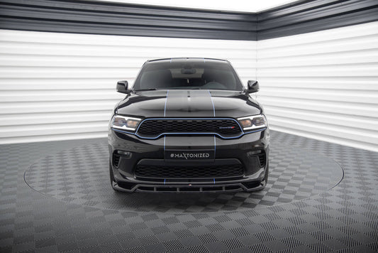 Maxton Front Ansatz für Dodge Durango Mk3 Facelift schwarz Hochglanz