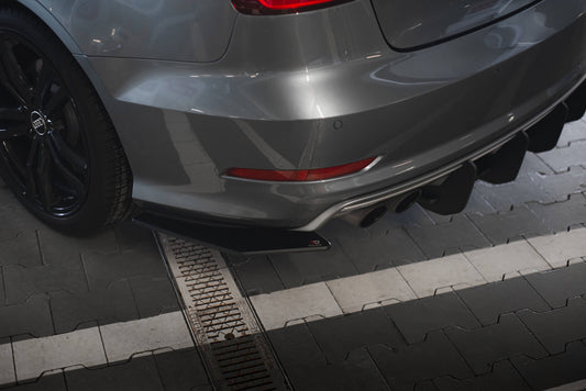Maxton Street Pro Heck Ansatz Flaps Diffusor für  Audi S3 Limousine 8V