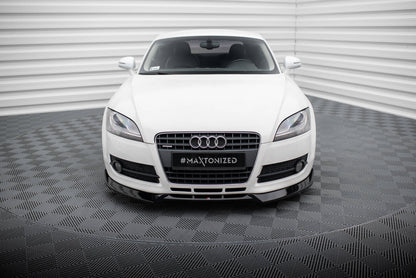 Maxton Front Ansatz V.3 für Audi TT 8J schwarz Hochglanz