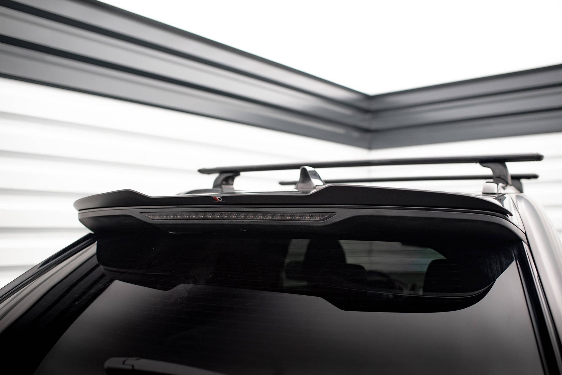 Maxton Spoiler CAP für Ford Edge Mk2 schwarz Hochglanz