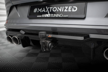 Maxton Diffusor Heck Ansatz V.3 für Cupra Formentor VZ Mk1 schwarz Hochglanz