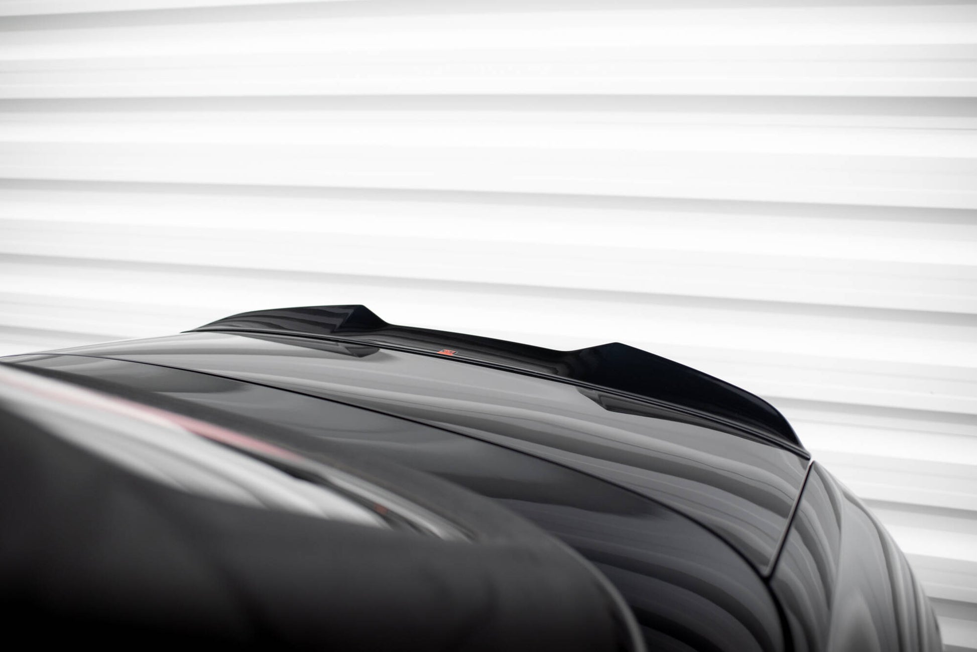 Maxton Spoiler CAP für 3D Audi S5 / A5 S-Line Cabrio 8T schwarz Hochglanz
