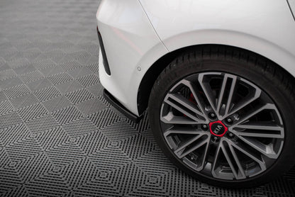 Maxton Heck Ansatz Flaps Diffusor für Kia Ceed GT Mk3  schwarz Hochglanz