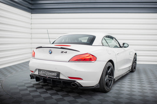 Maxton Heck Ansatz Flaps Diffusor für BMW Z4 E89 schwarz Hochglanz